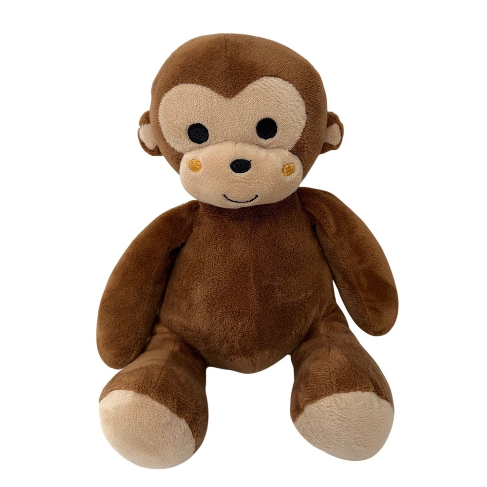 Bedtime Originals Ollie Monkey Plush Stuffed Animal Brown Tan 9 inch 208043M
